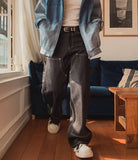 Cres Double Knee Carpenter Raw Denim Pants
