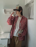 Miya Overfit Check Shirt
