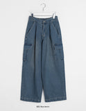 Uto banding cargo denim pants