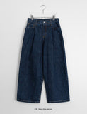 Torrich Pin Tuck Cotton Wide Pants