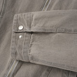 Fade Vintage Denim Biker Jacket