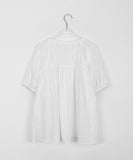 Kekoi Ribbon Puff Short Sleeve Blouse