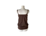 Ranky Vintage Button Balloon Shirring Sleeveless