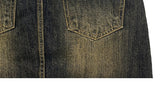 Weekend washed denim mini skirt