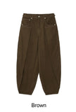 Hessia Fold Balloon Cotton Pants