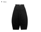 Kiki Ribbon Back Pocket Balloon Cotton Long Pants