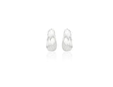 Truvion Silver One-Touch Earrings S