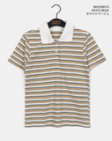 Nama Stripe PK Collar Short Sleeve T-Shirt
