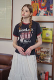 Lucky Day CROP Ringer Tee