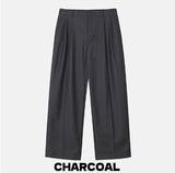 Woobin Two Tuck Wide Slacks