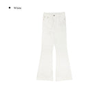 Roble Back Pocket Bootcut Washing Denim Pants