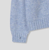 Martic Wool Collar Warmer Knit Cardigan