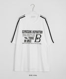 [unisex] Jizen track color matching printing over short sleeve tee