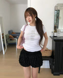 Bae Tiered Frill Shorts
