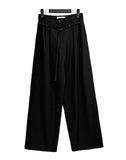 Belt pin tuck slacks