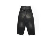 Rition Back Pocket Wash Wide Pants
