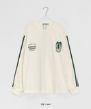 [Unisex] Trilded Track Print Over Long Sleeve Tee