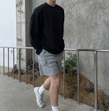 USA Cotton Slit Long Sleeve Tee