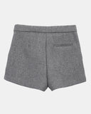 Bed brushed pocket wool short pants