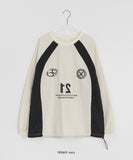 [unisex] Wylen Nylon Printing Over Sweatshirt