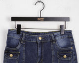 Booming Y2K Pocket Washing Denim Bootcut Pants