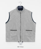 [BAONHAUS] Sylph Color Matching Fleece Vest