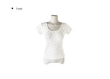 Elta Punching Flower Short Sleeve T-shirt