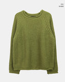 Daran Alpaca Round Neck Wool Long Sleeve Knit