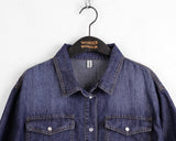 [MADE] Eka Summer Washing Snap Button Pocket Short-Sleeved Denim Shirt