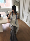 Neuron String Lace Color Matching Layered Mini One Piece