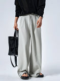 Maison two tuck back banding slacks