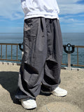 Nylon Dart Balloon Pants