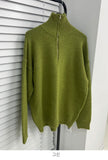Koi half zip-up knit