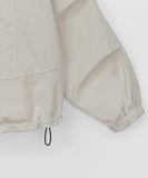 Tekedi Pocket String Hood Crop Wind Jumper