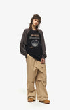 Double Pocket Wide Cargo Pants