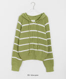 Tsukoi Stripe Hood Knit