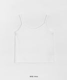 [BAONHAUS] [BASIC-ON] Old Ribbed Basic String Sleeveless