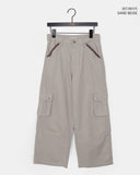[MADE] Inkoo Color Matching Pocket Cargo Wide Long Pants