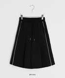 [unisex] Delme Track Line Nylon Banding Bermuda Pants