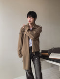 With scarf blouson