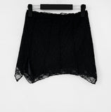 Tben slit lace skirt