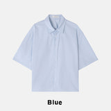 Basic Air Crop Short Sleeve Shirt