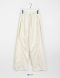 [unisex] Ronbu Banding Pin Tuck String Parachute Pants