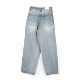 Deueddy Washing Long Wide Denim Pants