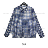 Machi linen check overshirt