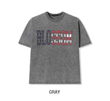 Blossom Printing Pigment Short Sleeve T-shirt
