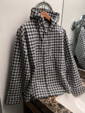 Hooded check shirt