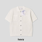 Rowing Openwork Overfit Collar Cardigan
