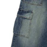Fertig Blue Teen Cargo Denim Jeans