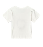 Harni Boucle Embroidery Crop Tee